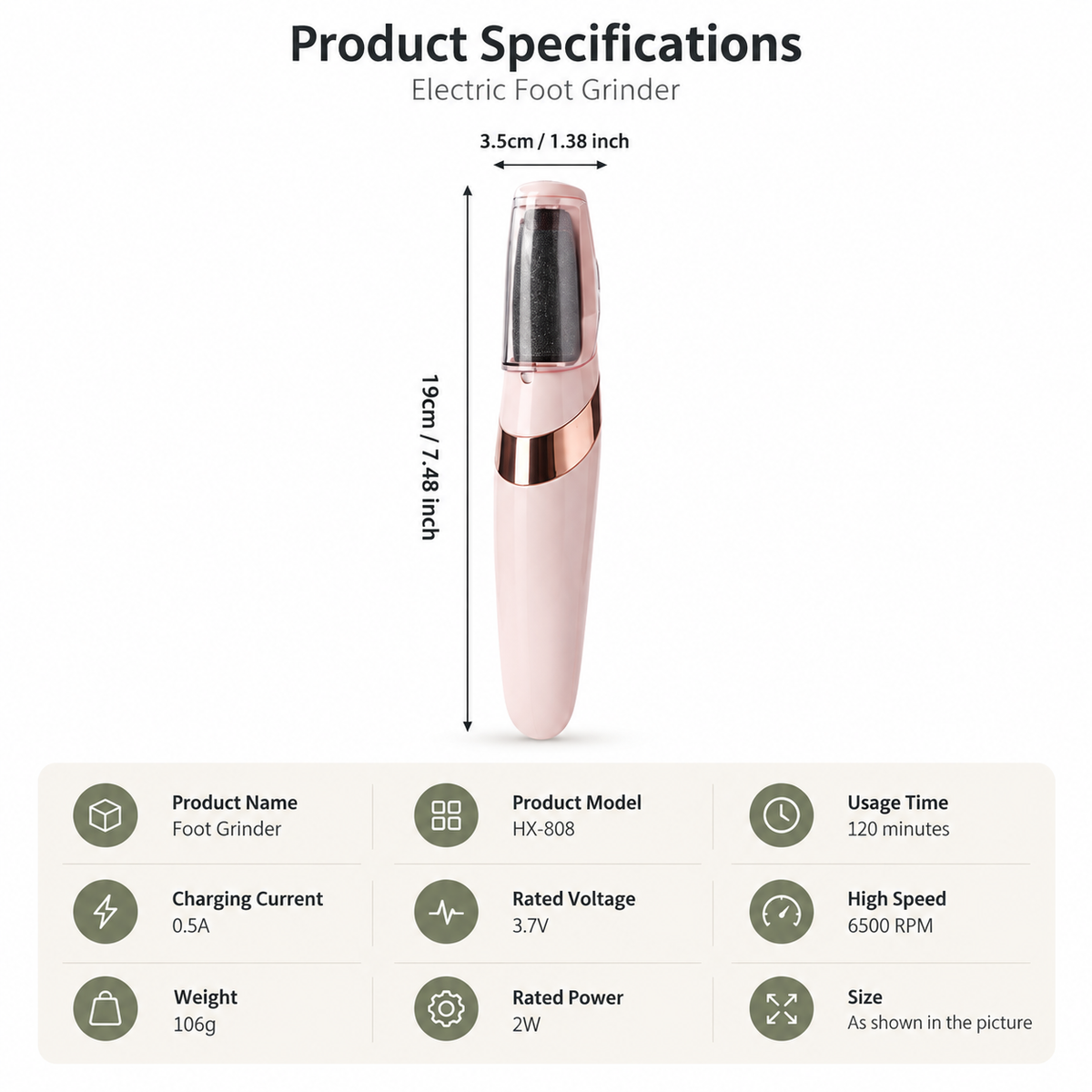 SoftSole™Electric Callus Remover