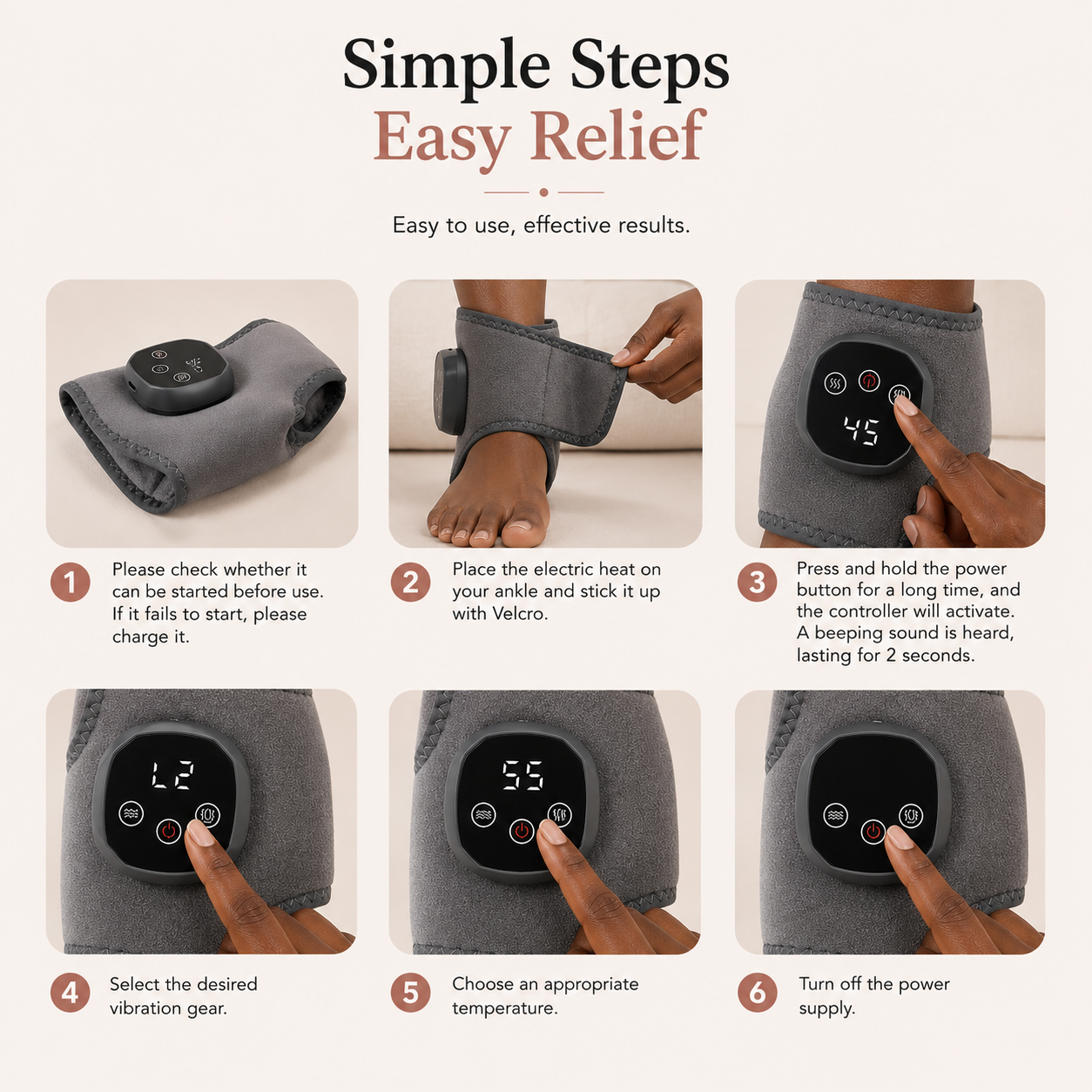 SoleLuxe Therapy Wireless Foot Massager